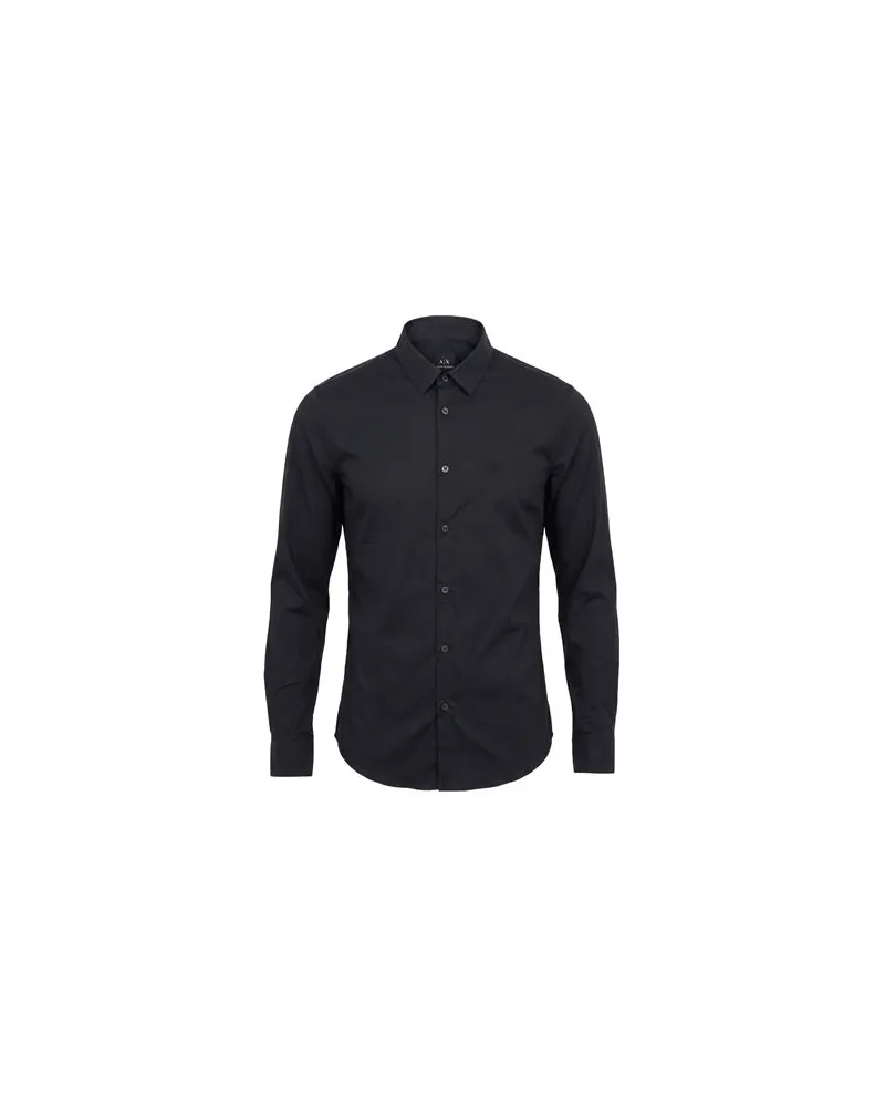 Armani Exchange TOPS - Hemdenauf YOOX.COM Marineblau