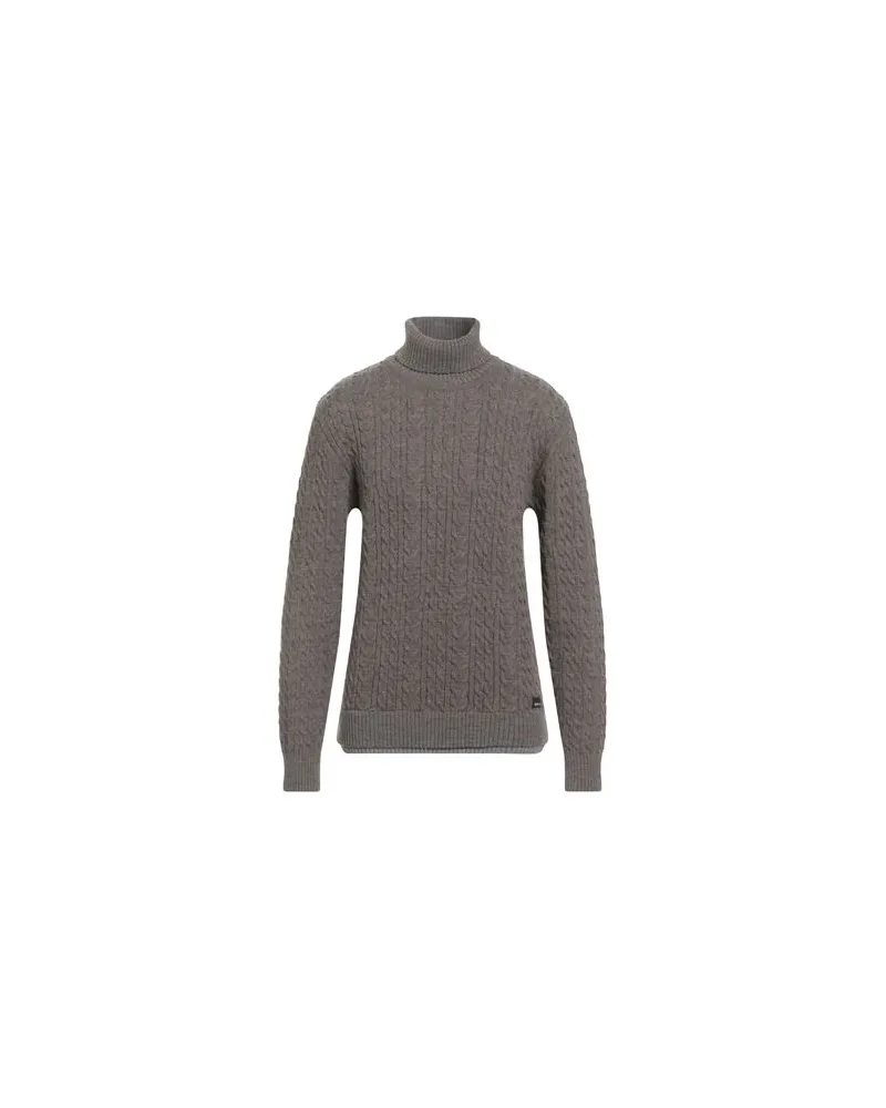 DISTRETTO12 STRICKWAREN - Rollkragenpulloverauf YOOX.COM Khaki