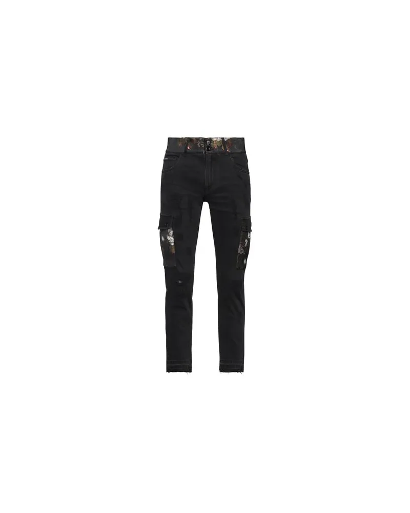 Dolce & Gabbana HOSEN & RÖCKE - Jeanshosenauf YOOX.COM Schwarz