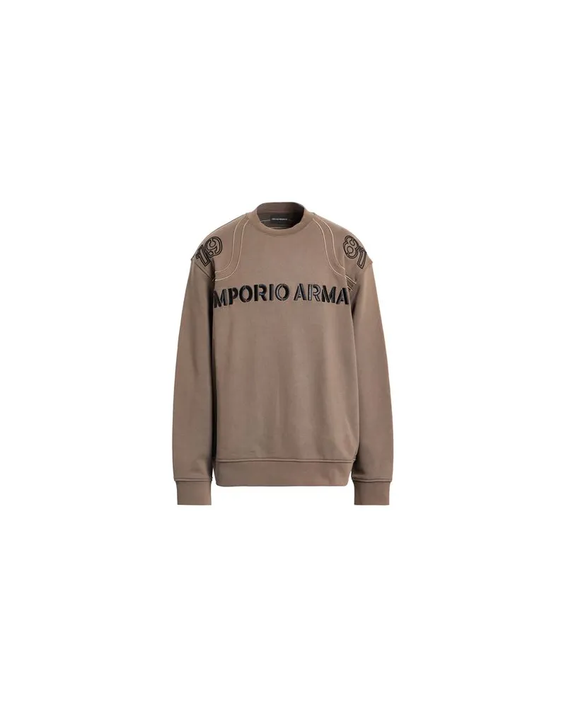 Emporio Armani TOPS - Sweatshirtsauf YOOX.COM Khaki