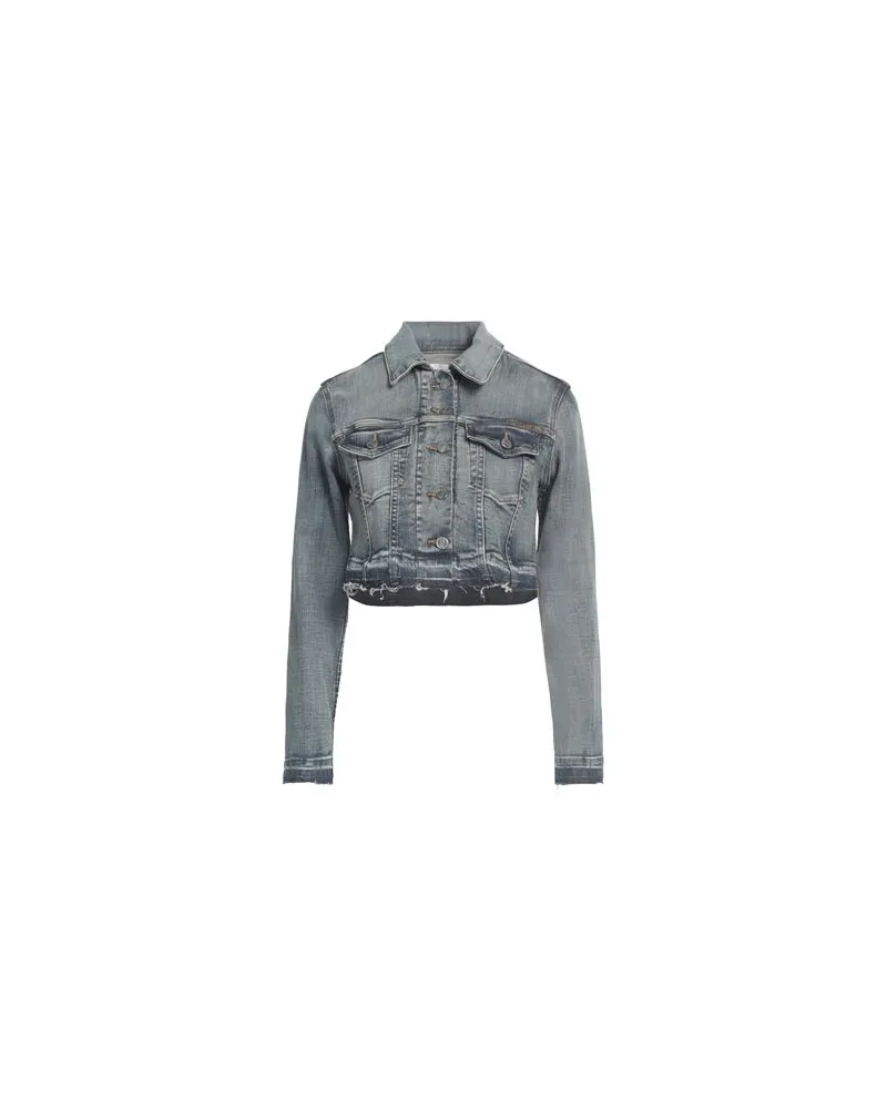 Ganni JACKEN & MÄNTEL - Jeansjacken/Mäntelauf YOOX.COM Blau