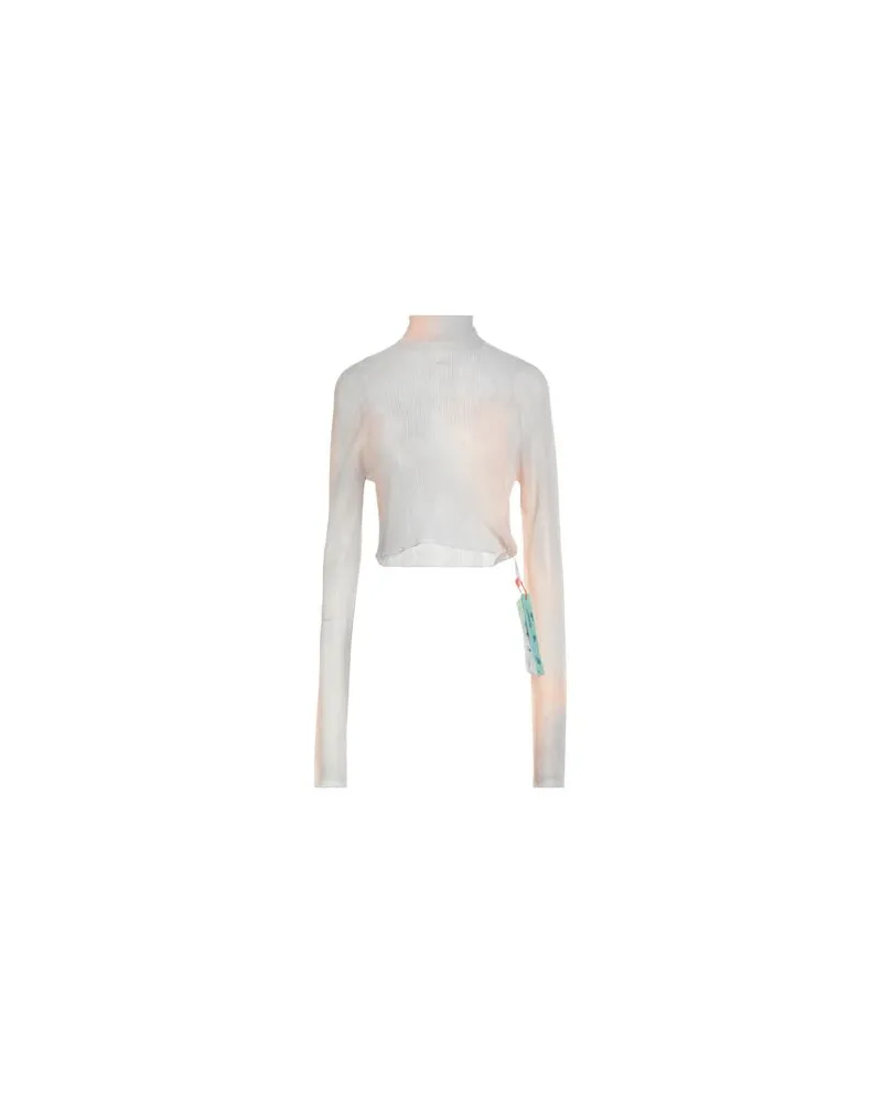 OFF-WHITE STRICKWAREN - Rollkragenpulloverauf YOOX.COM Hellgrau