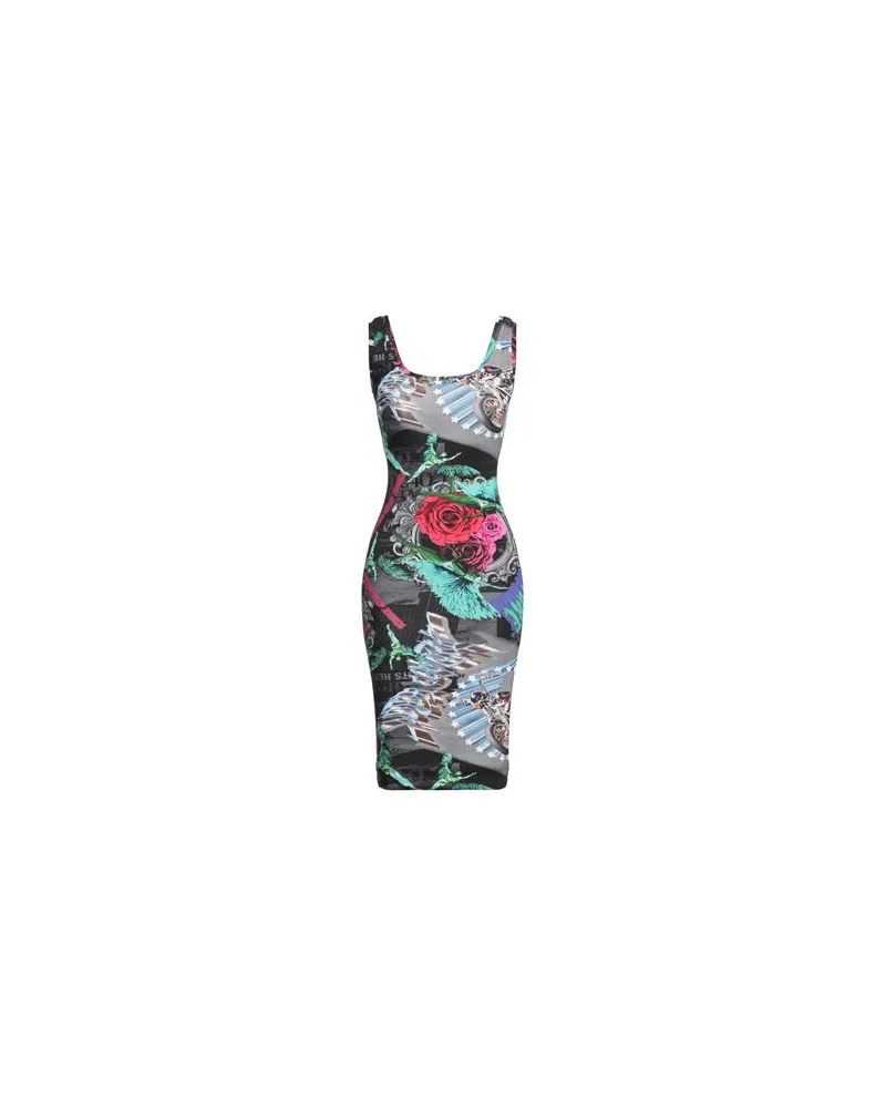 Versace Jeans KLEIDER - Midi-Kleiderauf YOOX.COM Schwarz