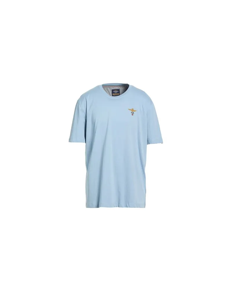 Aeronautica Militare ESSENTIAL - TOPS - T-shirtsauf YOOX.COM Himmelblau