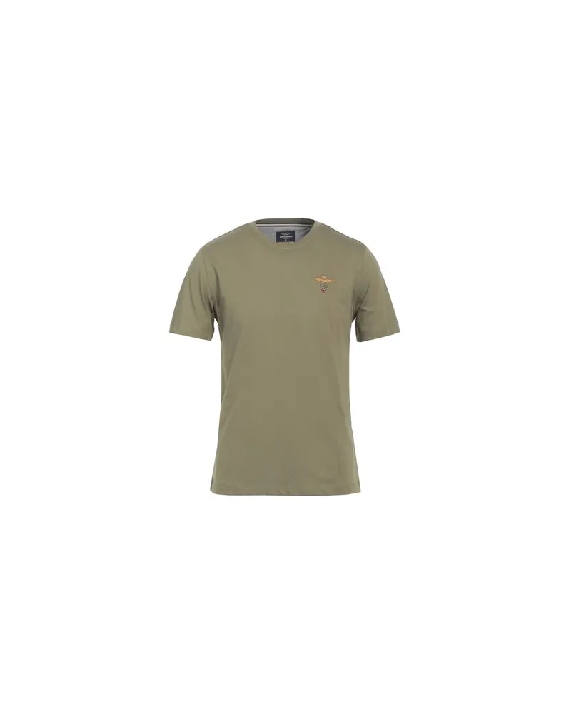 Aeronautica Militare TOPS - T-shirtsauf YOOX.COM Militärgrün