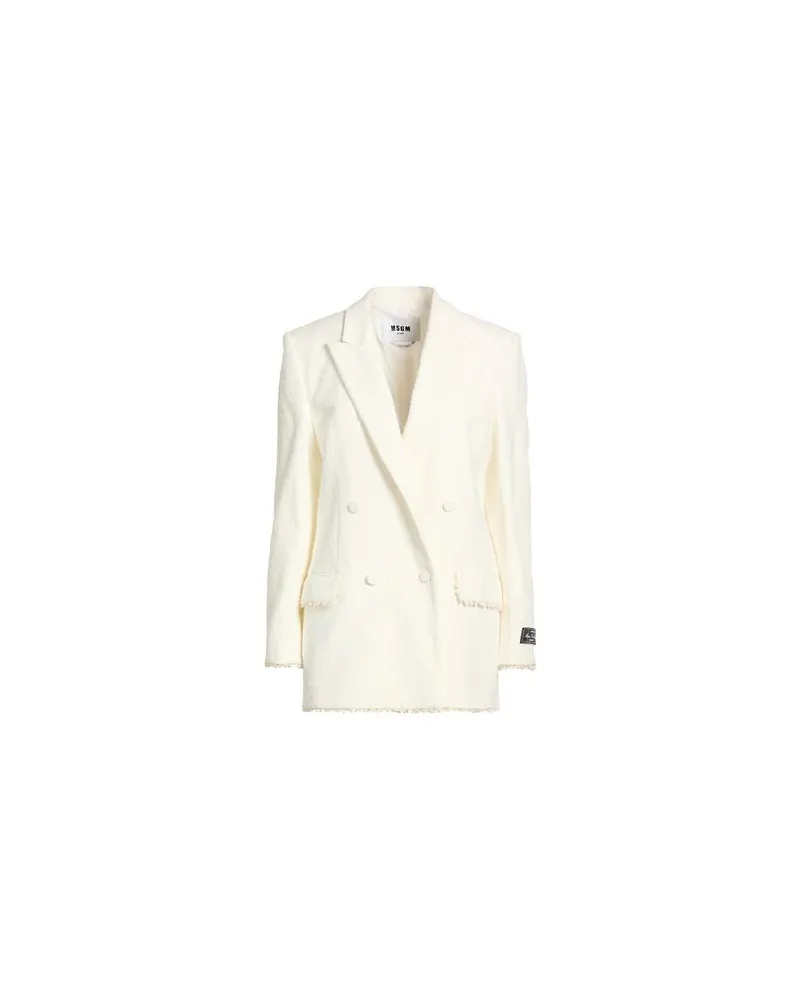 MSGM ANZÜGE und CO-ORDS - Blazersauf YOOX.COM Weiß