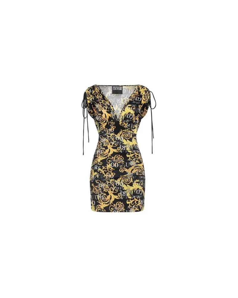 Versace Jeans KLEIDER - Mini-Kleiderauf YOOX.COM Schwarz