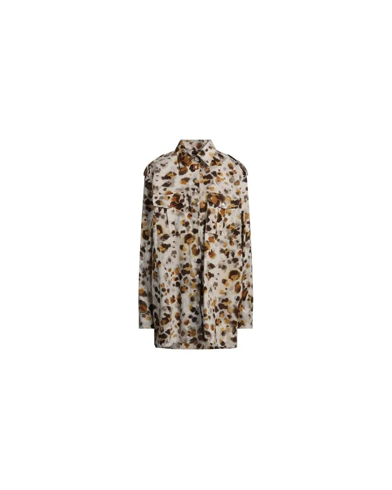 MSGM TOPS - Hemdenauf YOOX.COM Khaki