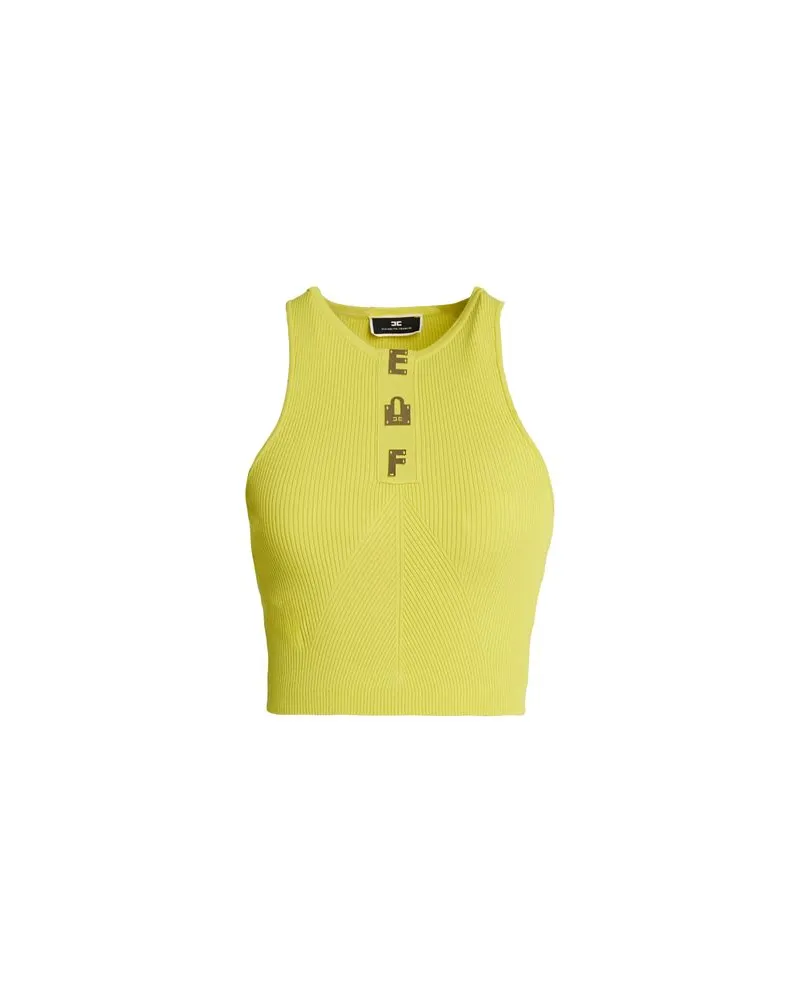 Elisabetta Franchi TOPS - Topsauf YOOX.COM Limettengrün