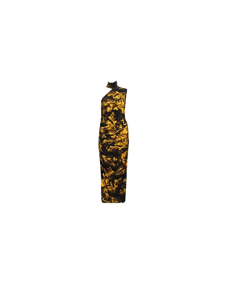 Versace Jeans KLEIDER - Midi-Kleiderauf YOOX.COM Schwarz