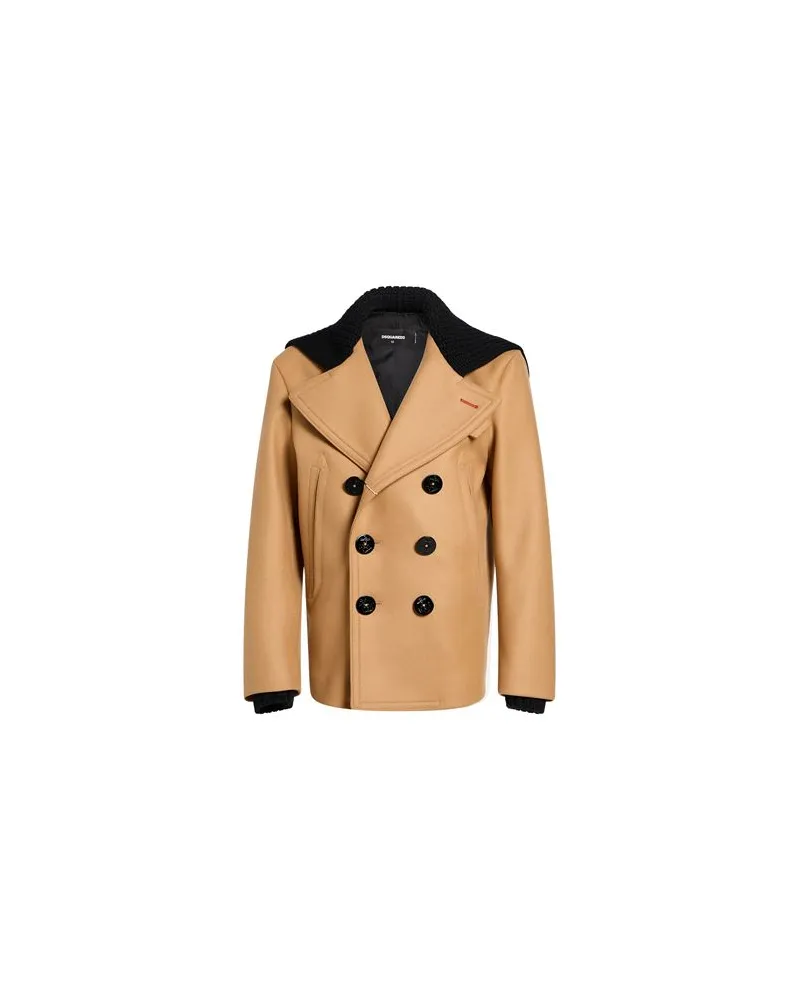 Dsquared2 JACKEN & MÄNTEL - Mäntelauf YOOX.COM Kamel