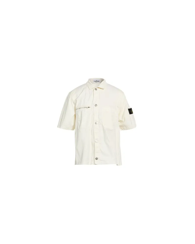 Stone Island TOPS - Hemdenauf YOOX.COM Elfenbein