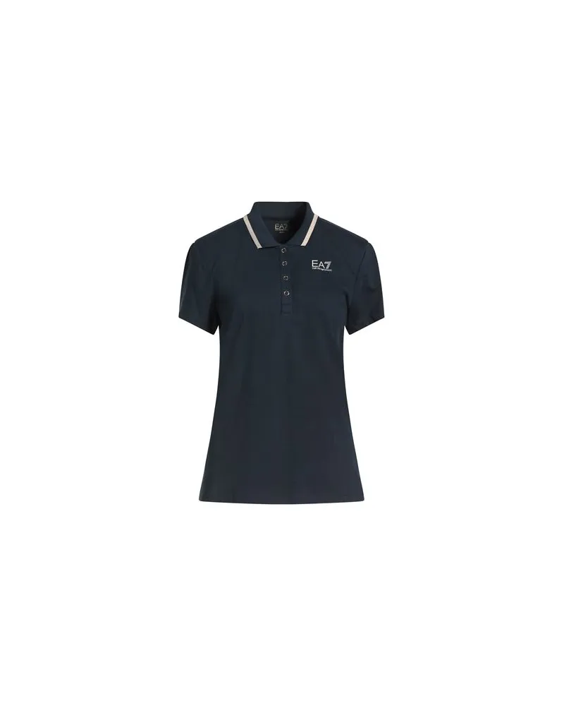 EA7 TOPS - Poloshirtsauf YOOX.COM Marineblau