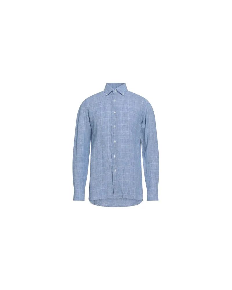 Luigi Borrelli TOPS - Hemdenauf YOOX.COM Azurblau
