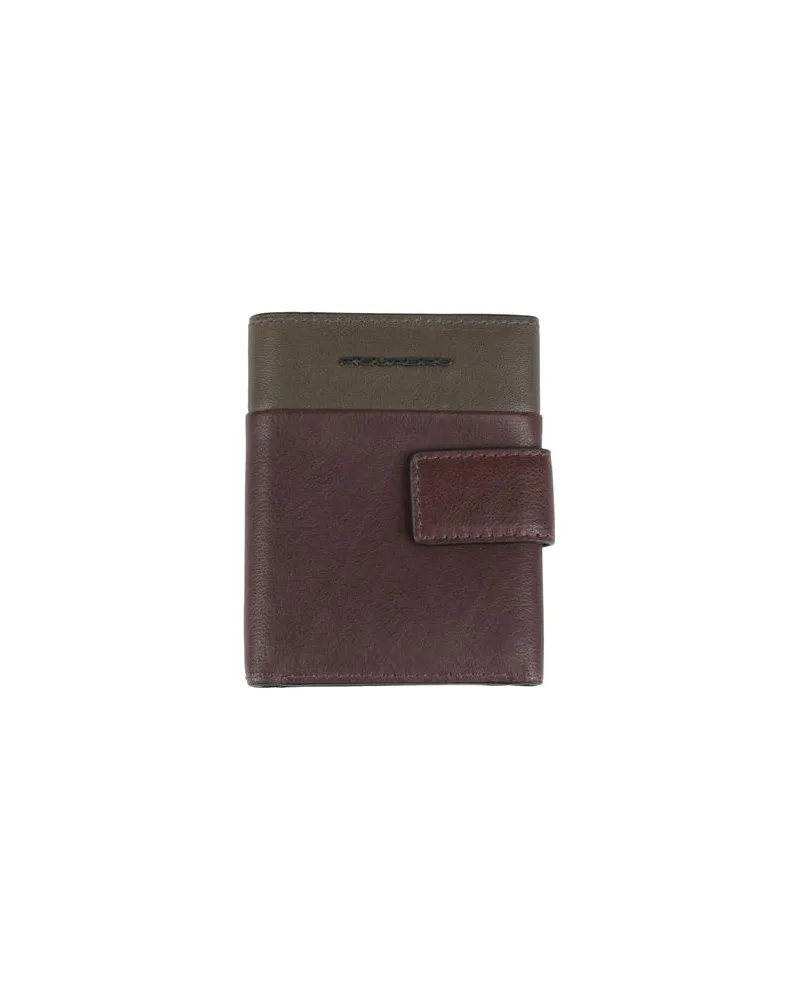 Piquadro Kleinlederwaren - Brieftaschenauf YOOX.COM Dunkelbraun