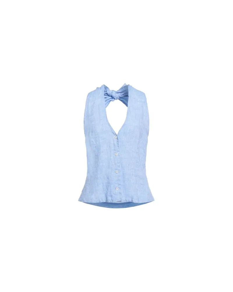 XACUS TOPS - Topsauf YOOX.COM Hellblau