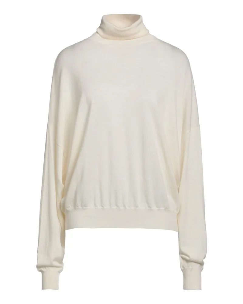 Loulou Studio Rollkragenpullover Elfenbein