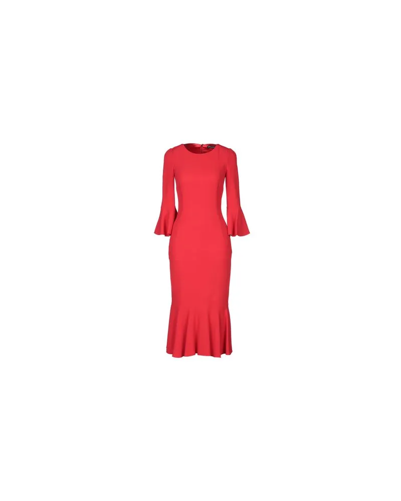 Dolce & Gabbana KLEIDER - Midi-Kleiderauf YOOX.COM Rot