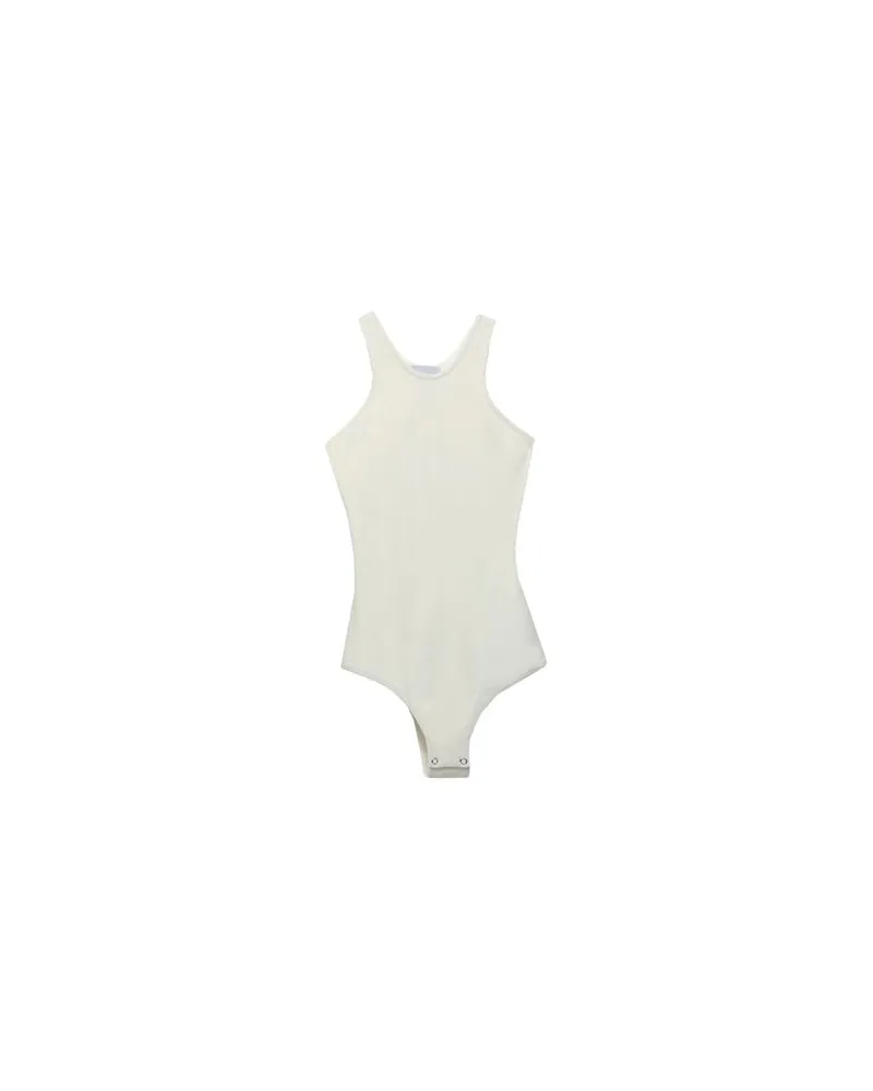HALFBOY TOPS - Bodysuitsauf YOOX.COM Cremeweiß