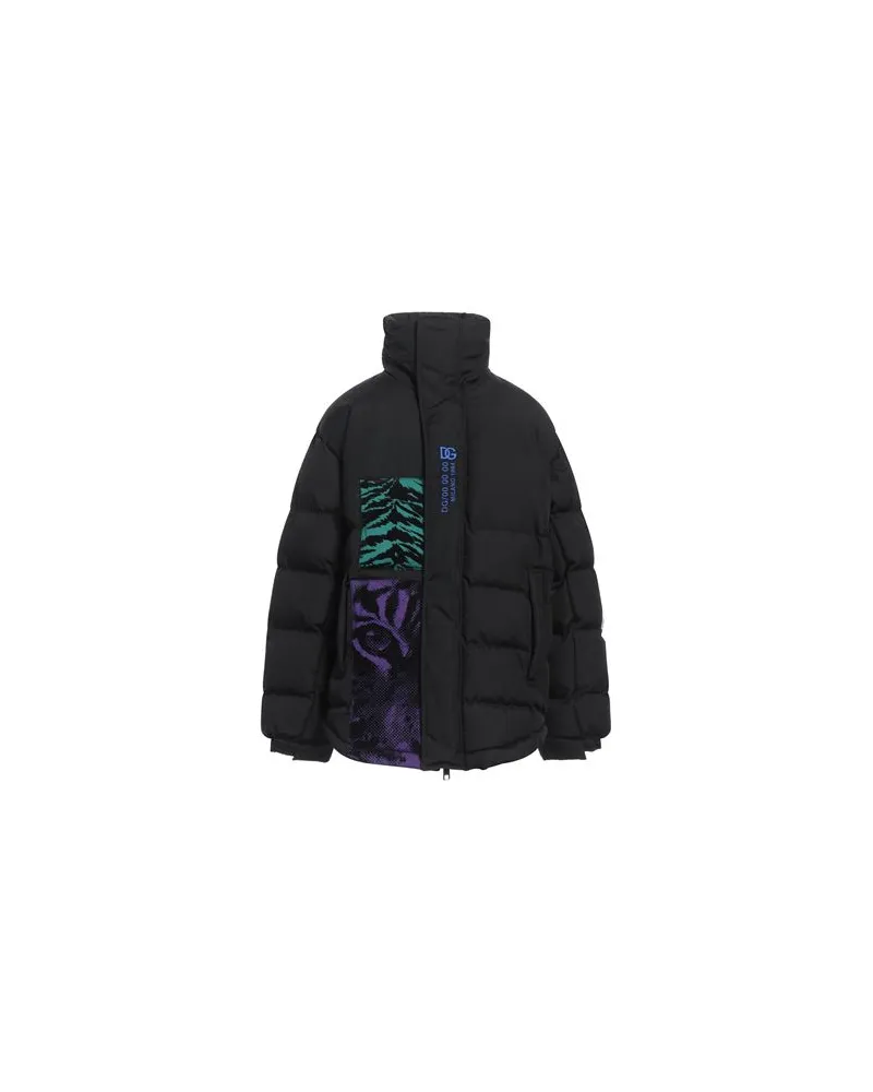 Dolce & Gabbana JACKEN & MÄNTEL - Pufferjacken & Daunenjackenauf YOOX.COM Schwarz