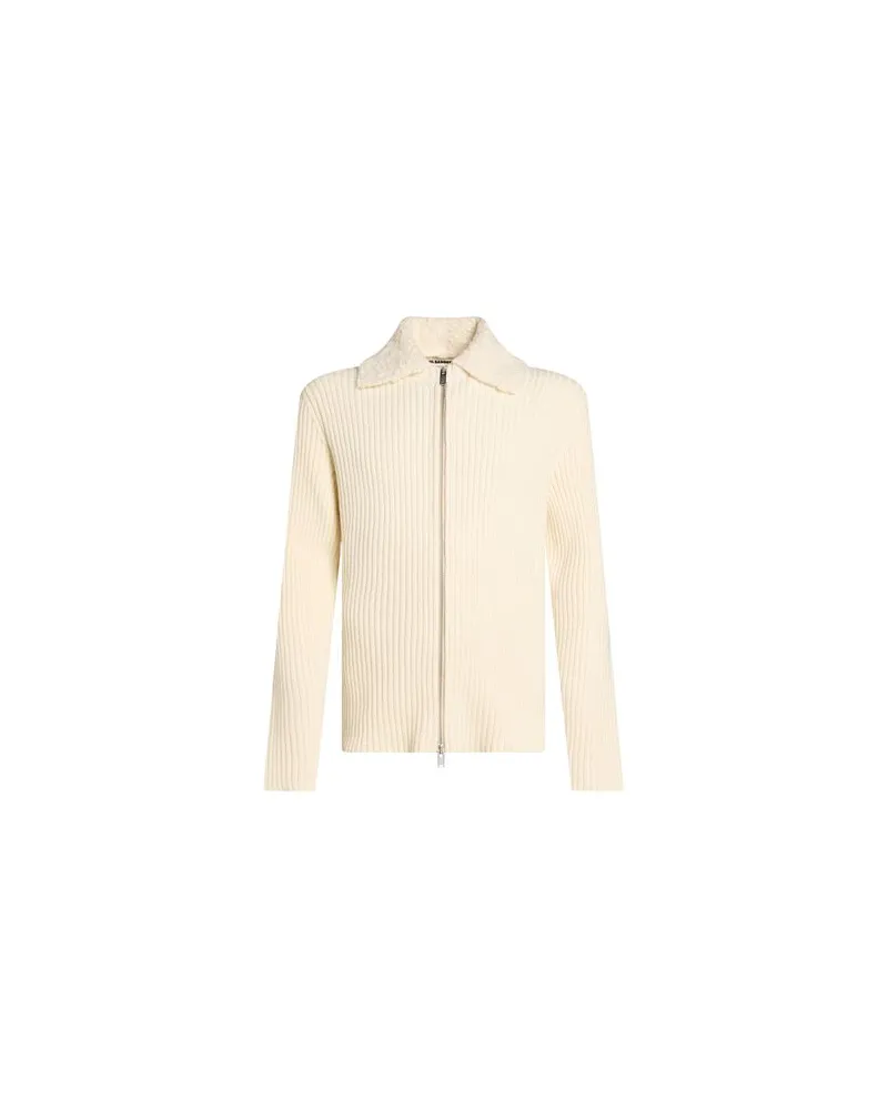 Jil Sander STRICKWAREN - Strickjackenauf YOOX.COM Elfenbein