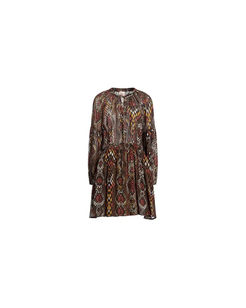 Même Road KLEIDER - Mini-Kleiderauf YOOX.COM Khaki
