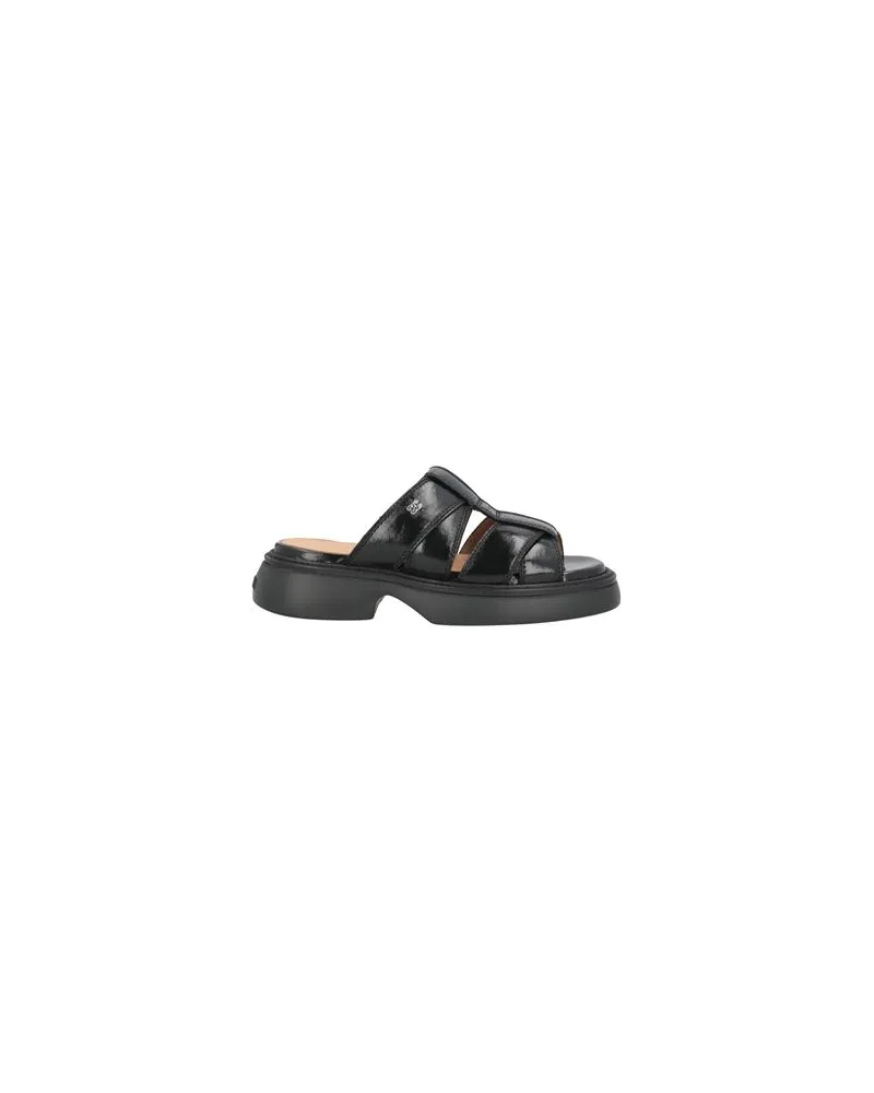 Ganni SCHUHE - Sandalenauf YOOX.COM Schwarz