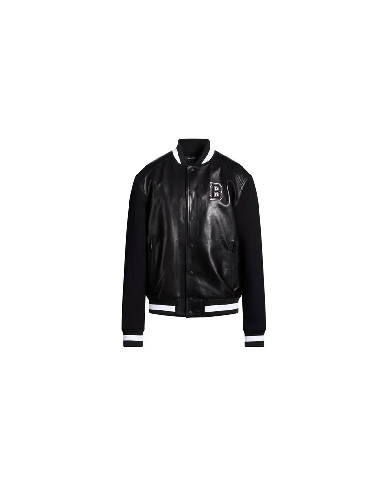 Balmain JACKEN & MÄNTEL - Jacken und Anoraksauf YOOX.COM Schwarz