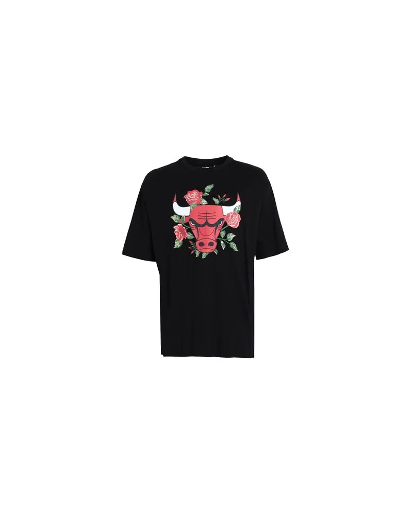 New Era NBA FLORAL GRPHC OS TEE CHIBUL   - NBA FLORAL GRPHC OS TEE CHIBUL - TOPS - T-shirtsauf YOOX.COM Schwarz