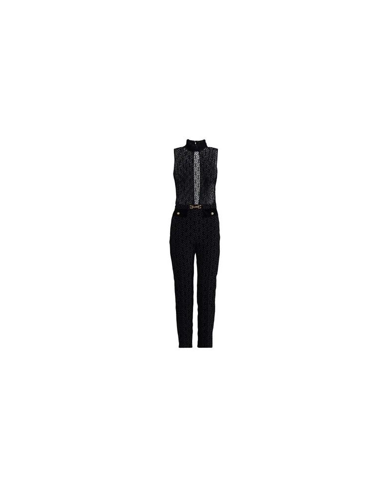 Elisabetta Franchi OVERALLS - Jumpsuitsauf YOOX.COM Schwarz
