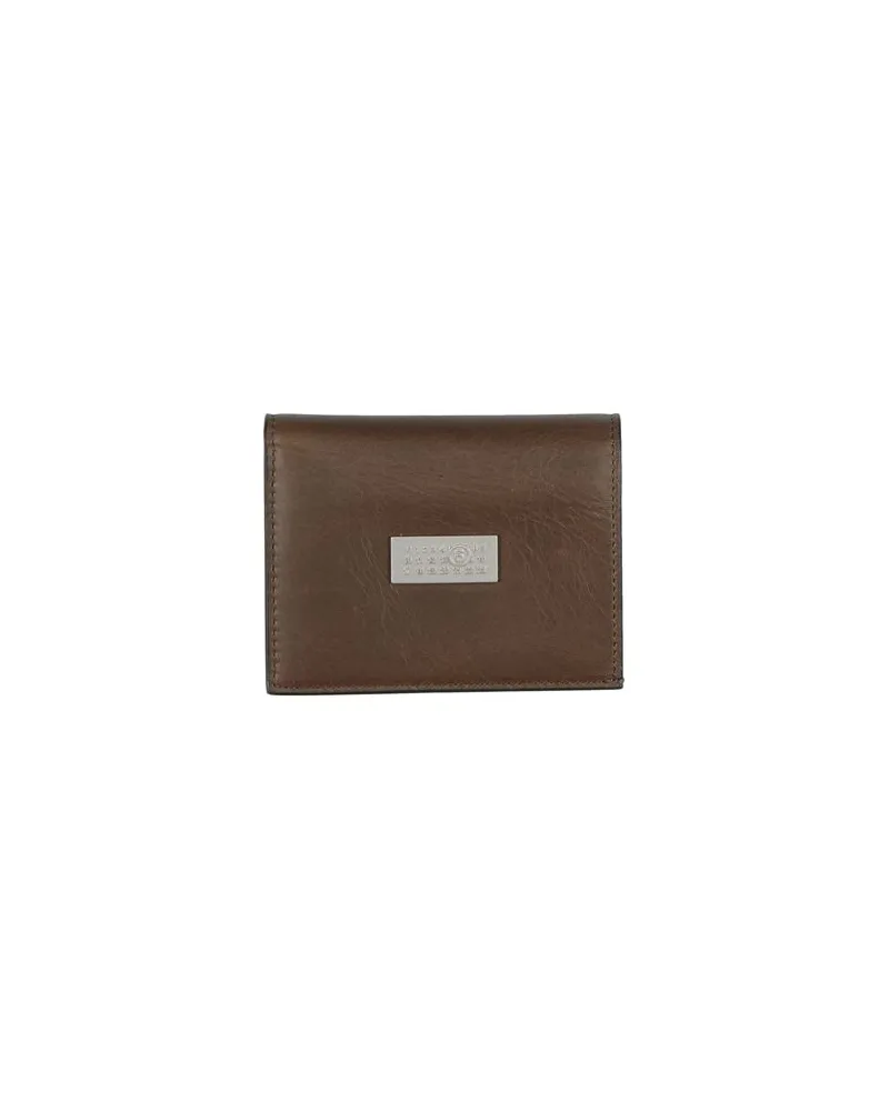 Maison Margiela Kleinlederwaren - Brieftaschenauf YOOX.COM Dunkelbraun