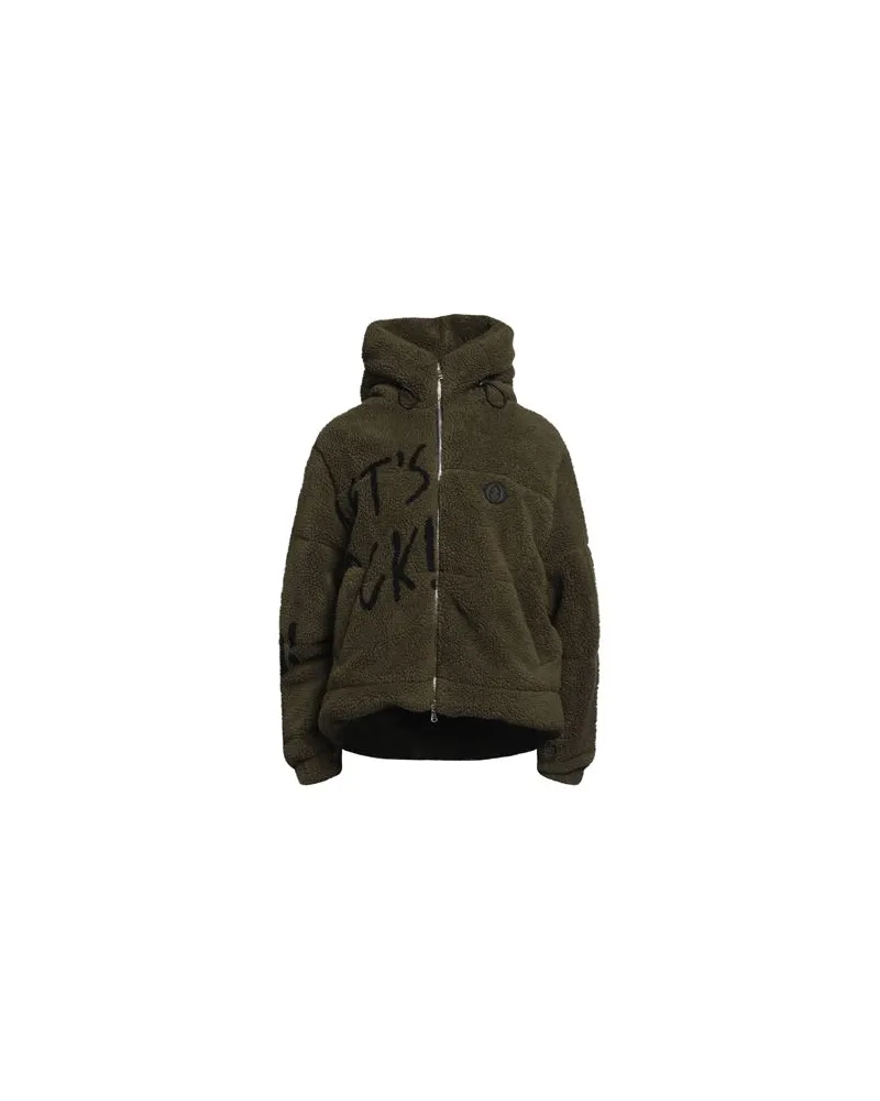 ottod’Ame JACKEN & MÄNTEL - Shearling- & Kunstfellauf YOOX.COM Militärgrün