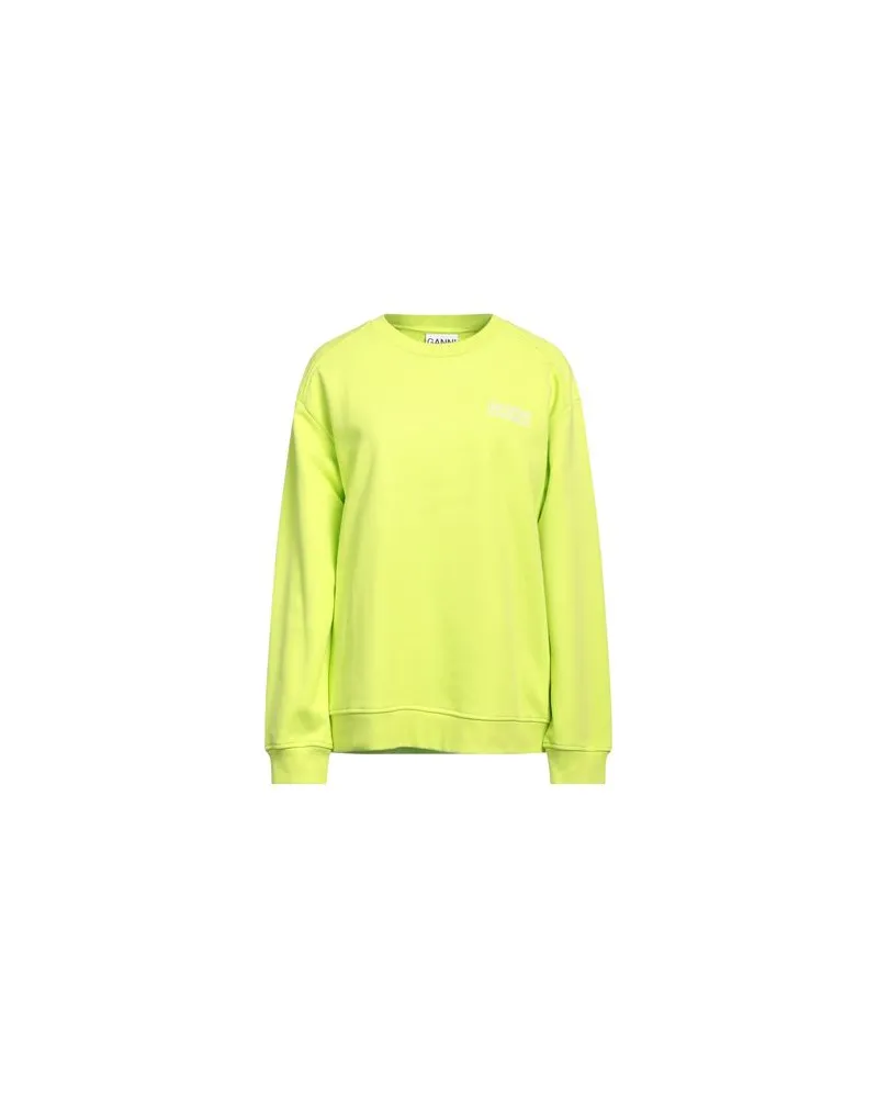 Ganni TOPS - Sweatshirtsauf YOOX.COM Limettengrün