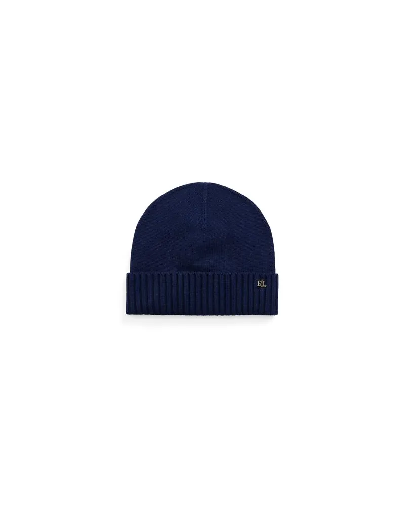 Ralph Lauren Wool-Blend Beanie  - ACCESSOIRES - Mützen & Hüteauf YOOX.COM Marineblau