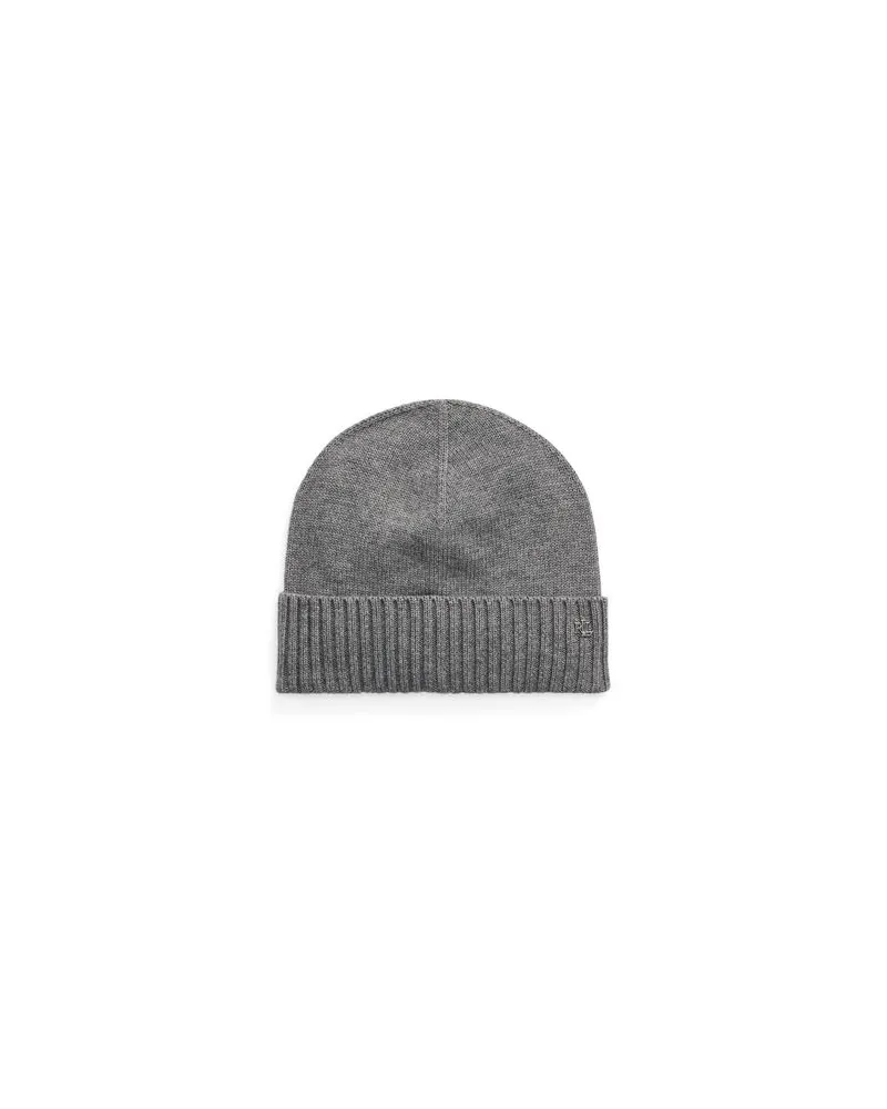 Ralph Lauren Wool-Blend Beanie  - ACCESSOIRES - Mützen & Hüteauf YOOX.COM Grau