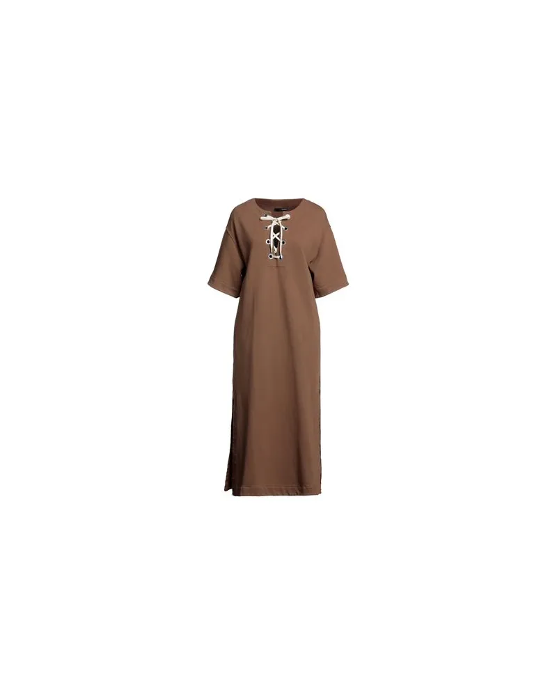 .TESSA KLEIDER - Midi-Kleiderauf YOOX.COM Khaki