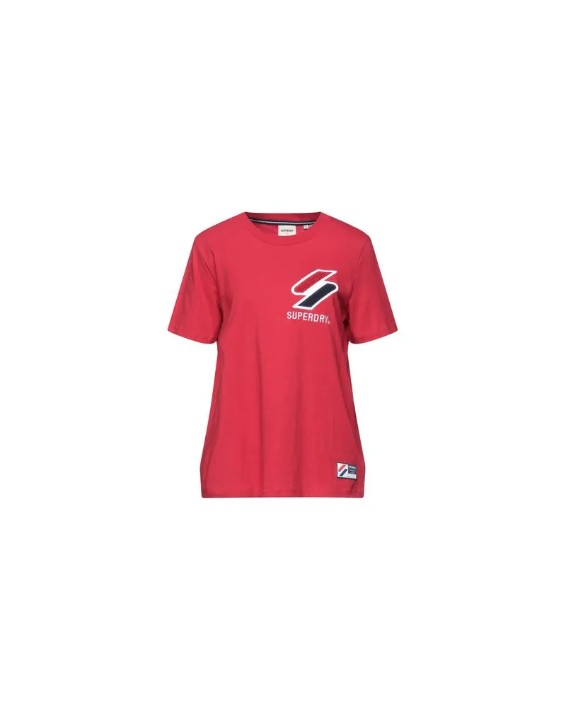 Superdry. TOPS - T-shirtsauf YOOX.COM Rot