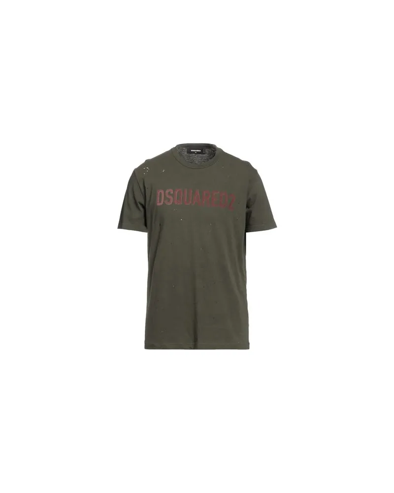Dsquared2 TOPS - T-shirtsauf YOOX.COM Militärgrün