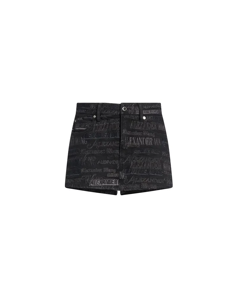 Alexander Wang HOSEN & RÖCKE - Jeansshortsauf YOOX.COM Schwarz