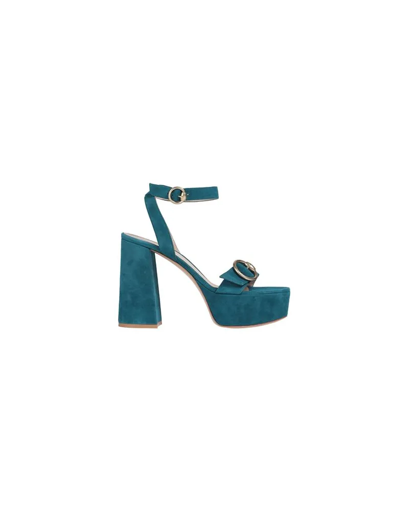 Gianvito Rossi SCHUHE - Sandalenauf YOOX.COM Aquamarin