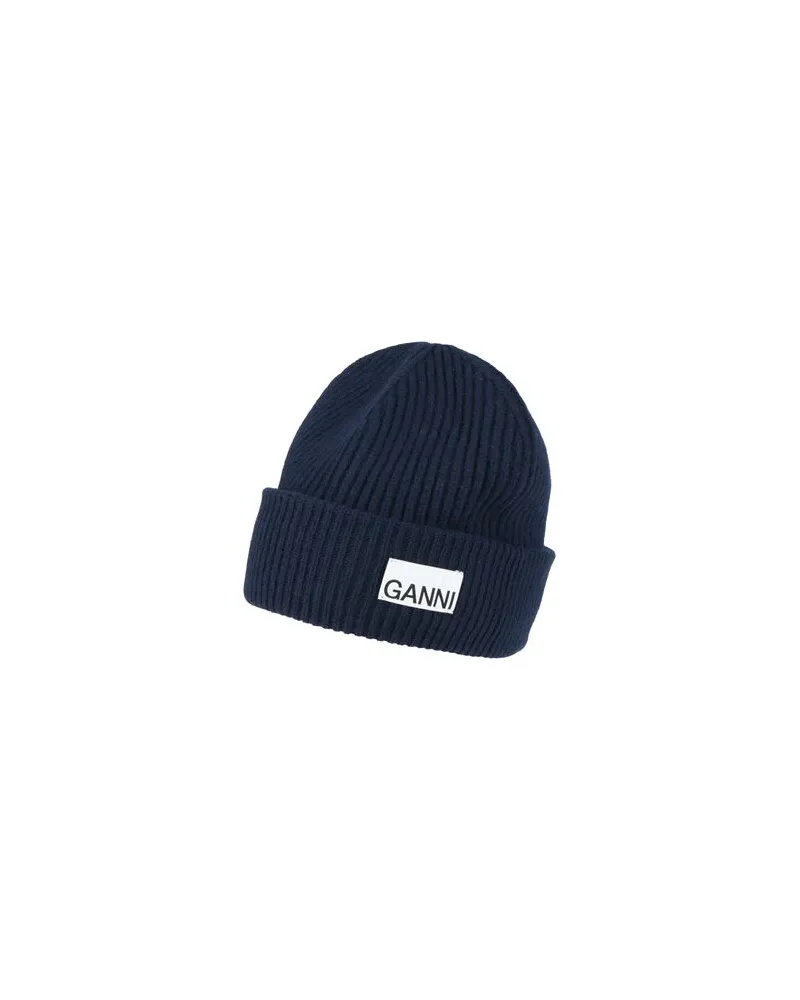 Ganni ACCESSOIRES - Mützen & Hüteauf YOOX.COM Marineblau
