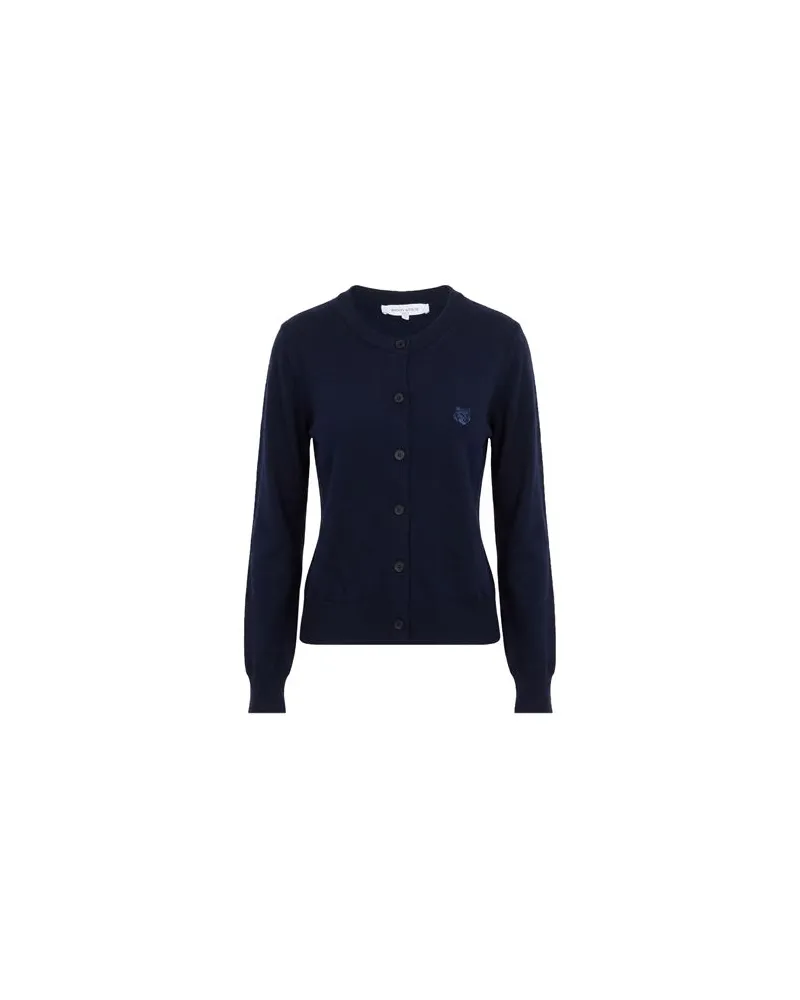 Kitsuné STRICKWAREN - Strickjackenauf YOOX.COM Marineblau