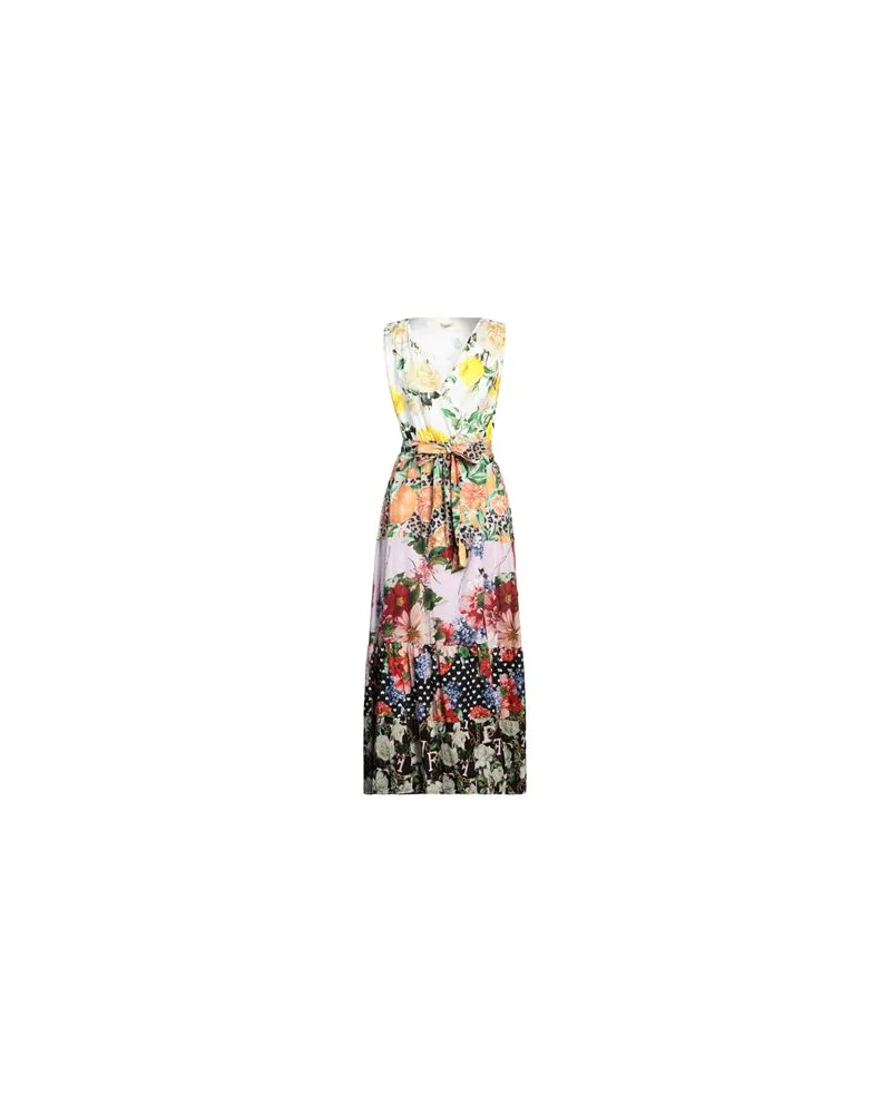 Fracomina KLEIDER - Maxi-Kleiderauf YOOX.COM Weiß