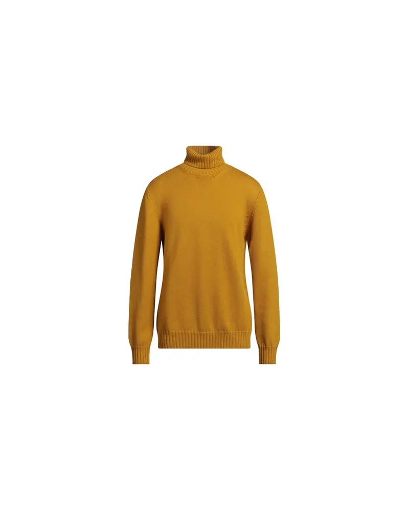 Alpha Studio STRICKWAREN - Rollkragenpulloverauf YOOX.COM Senf