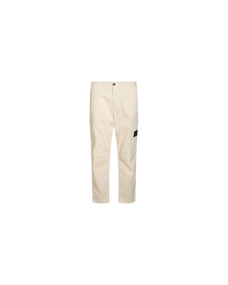 Stone Island HOSEN & RÖCKE - Hosenauf YOOX.COM Cremeweiß