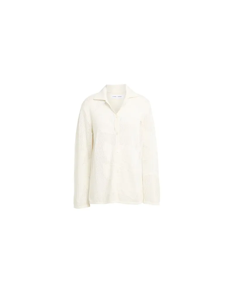 Samsøe & Samsøe STRICKWAREN - Strickjackenauf YOOX.COM Elfenbein