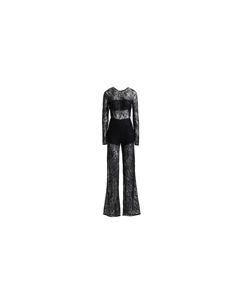 Patrizia Pepe OVERALLS - Jumpsuitsauf YOOX.COM Schwarz
