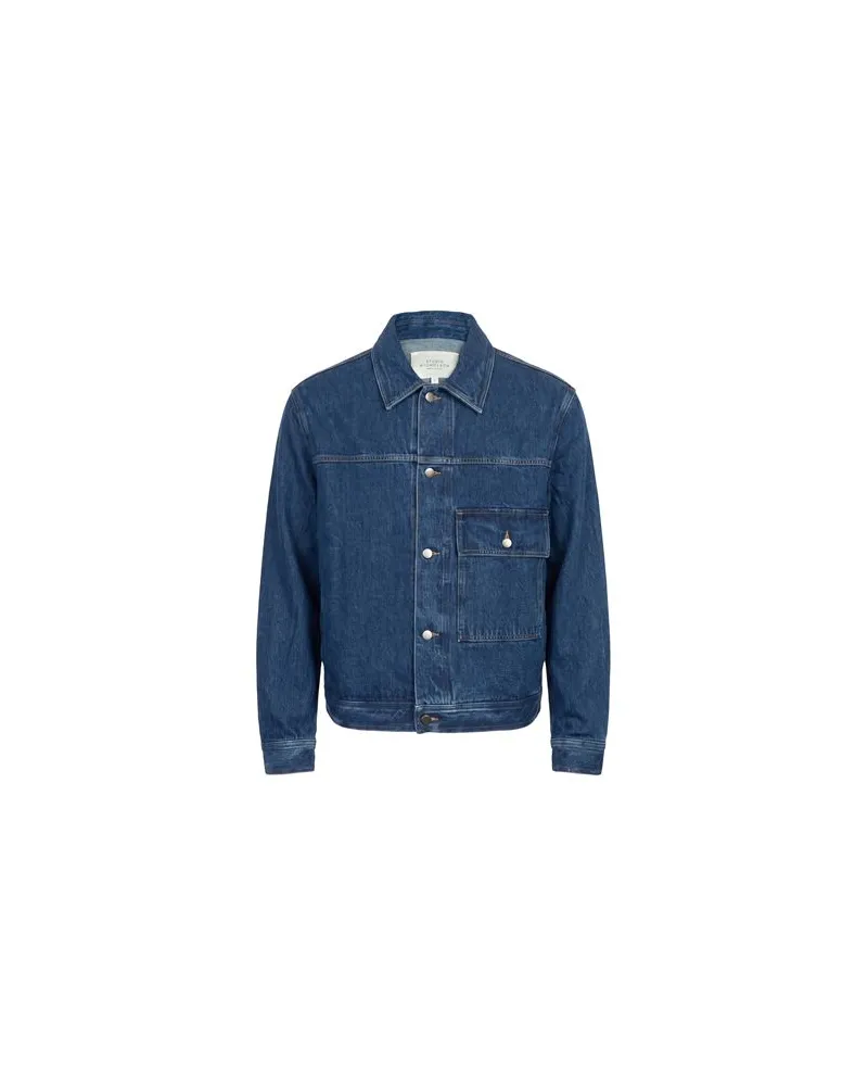 Studio Nicholson JACKEN & MÄNTEL - Jeansjacken/Mäntelauf YOOX.COM Blau
