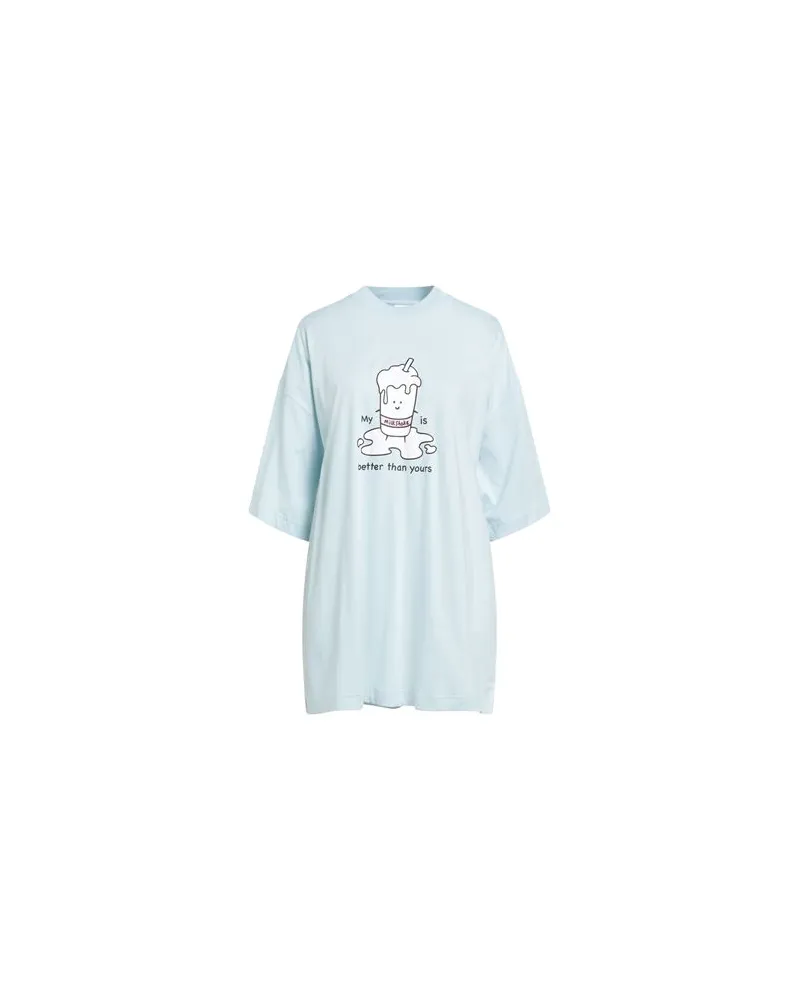 VETEMENTS TOPS - T-shirtsauf YOOX.COM Himmelblau
