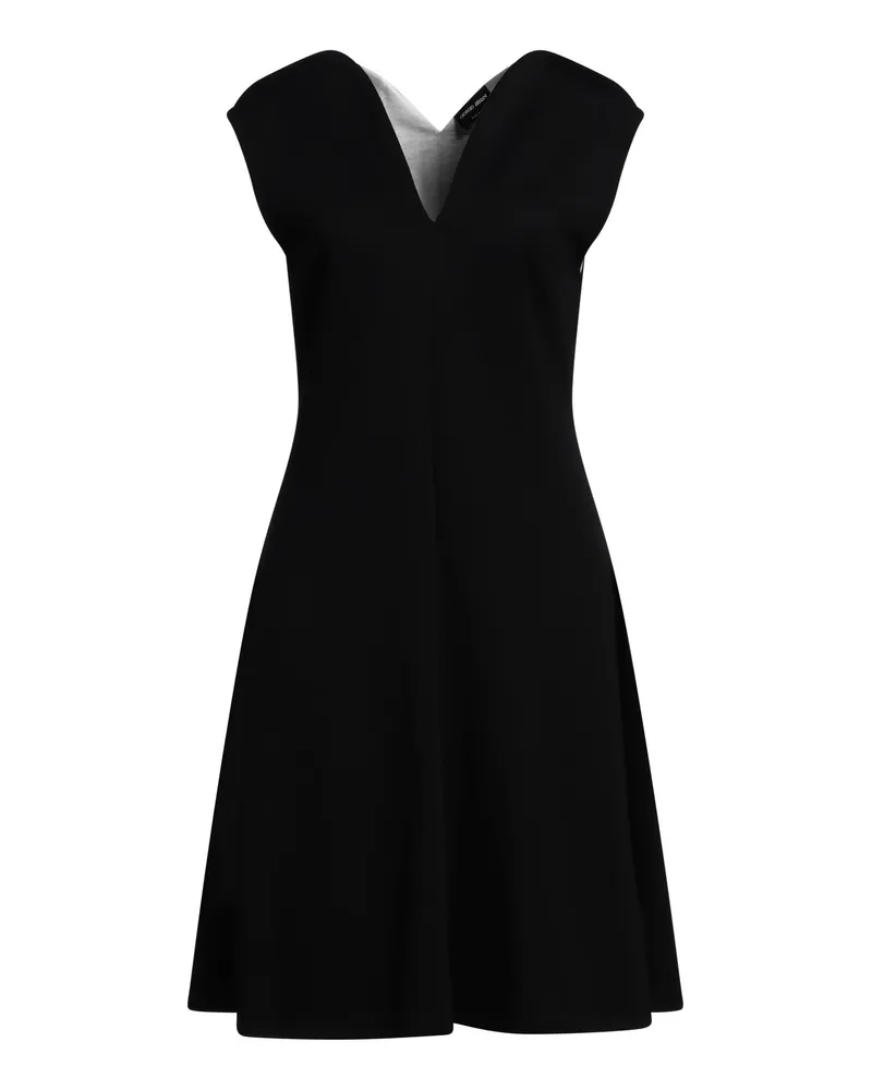 Giorgio Armani Midi-Kleid Schwarz